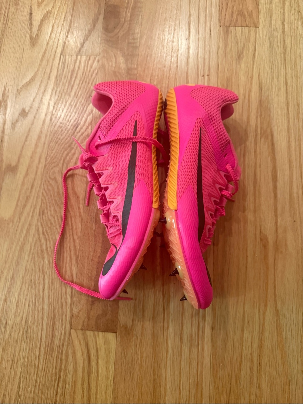 Nike Air Zoom Rival Sprint Spikes 'Hyper Pink Orange' DC8753-600 Men’s 8.5